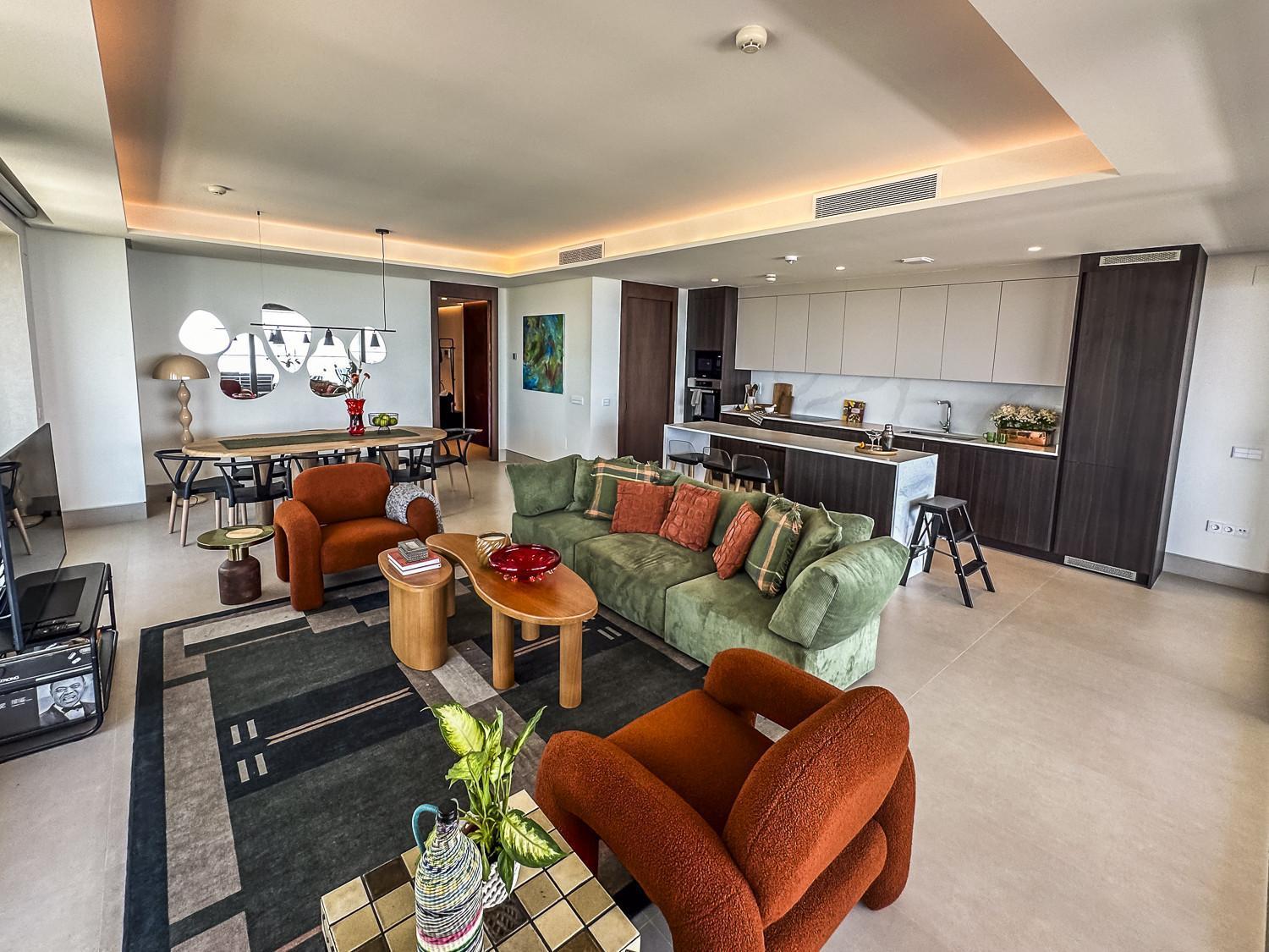 -malagasunapts-tower Living Sea Views Pool Gym Park Apartment Málaga